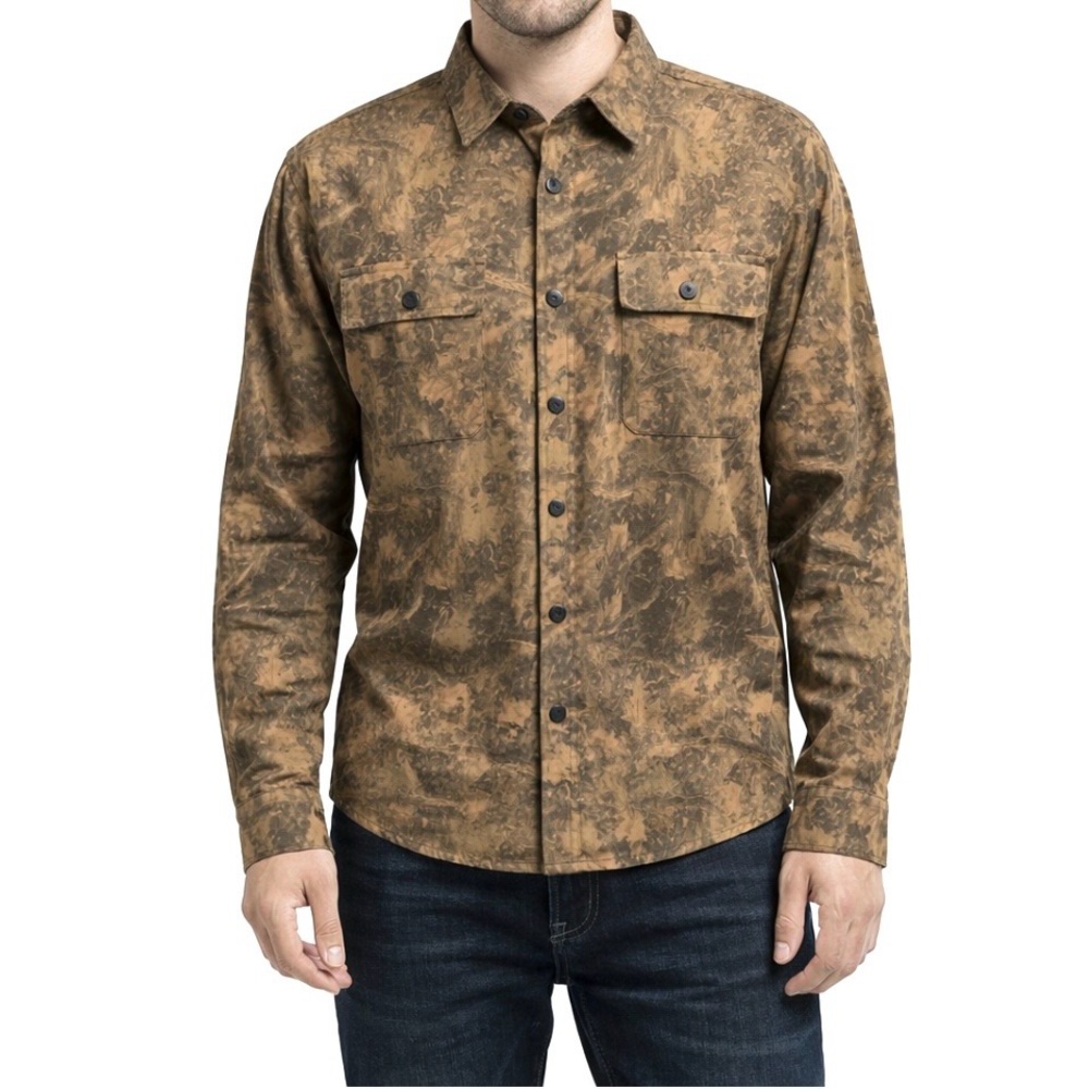 NWT Nomad Camo Shirt Men’s size L Cotton Lined Outdoor Hunting Utility Workwear